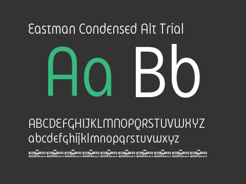 Eastman Condensed Alt Trial