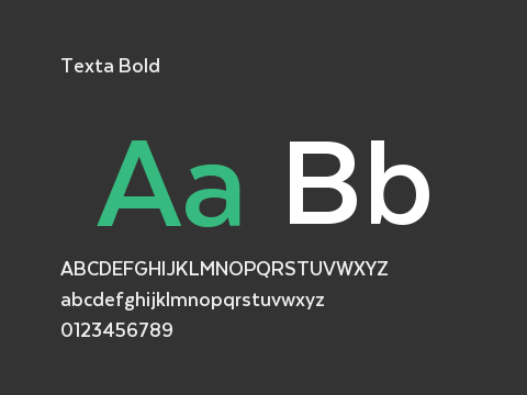 Texta Bold