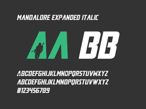 Mandalore Expanded Italic