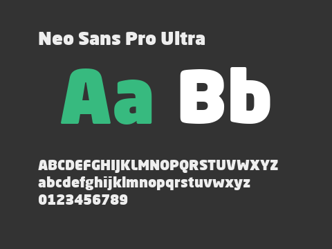 Neo Sans Pro Ultra