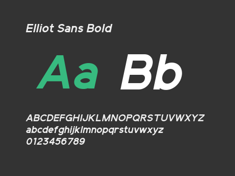 Elliot Sans Bold