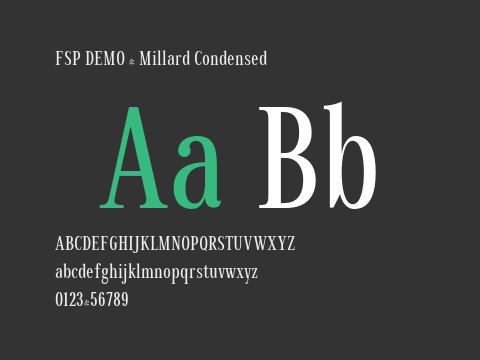 FSP DEMO - Millard Condensed