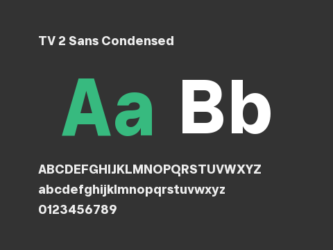 TV 2 Sans Condensed