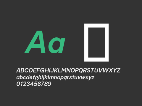 Albra Grotesk TRIAL Sm It TRIAL