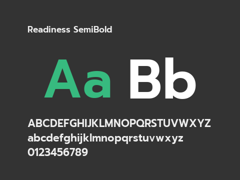 Readiness SemiBold