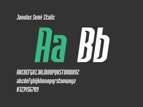 Janulus Semi-Italic