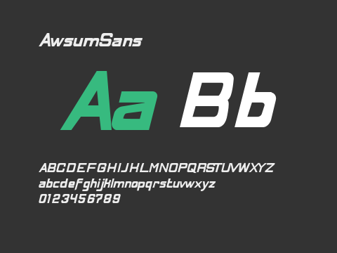 AwsumSans