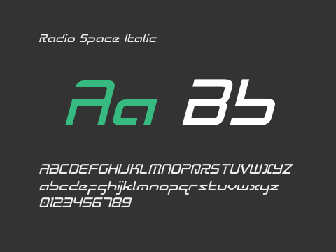 Radio Space Italic