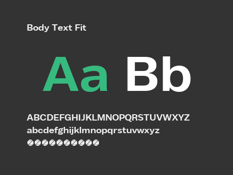 Body Text Fit