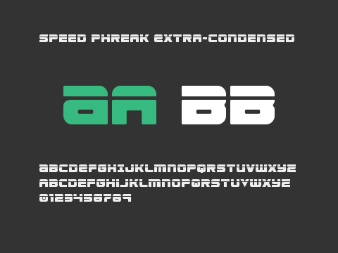 Speed Phreak Extra-Condensed