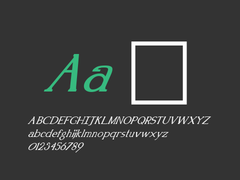 FZ ROMAN 18 ITALIC