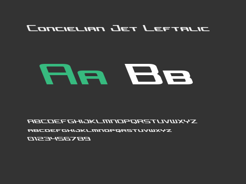 Concielian Jet Leftalic