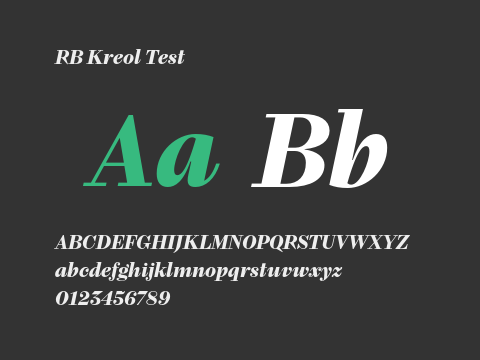 RB Kreol Test