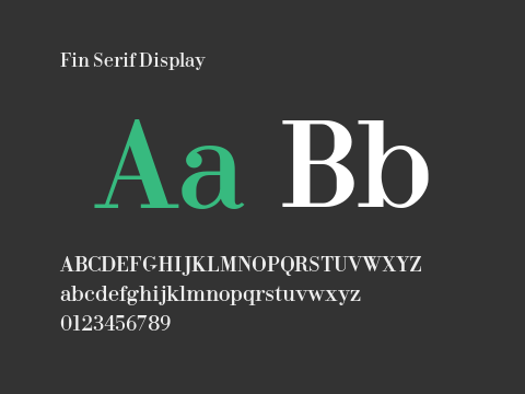 Fin Serif Display