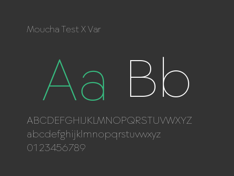 Moucha Test X Var