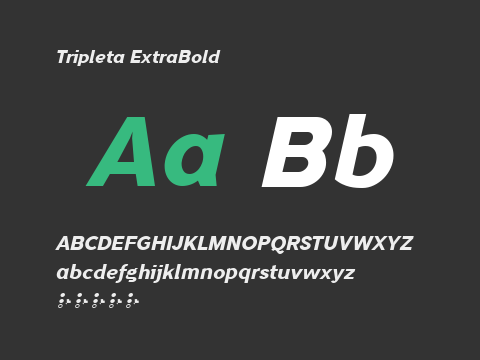 Tripleta ExtraBold