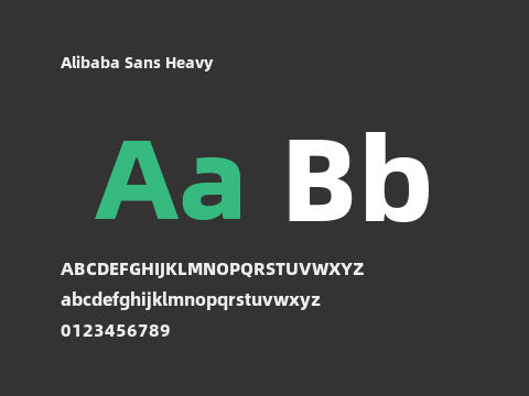 Alibaba Sans Heavy