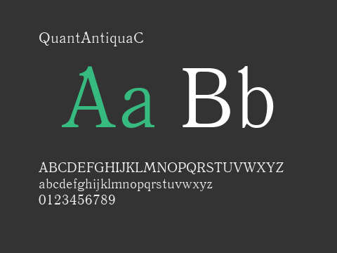 QuantAntiquaC