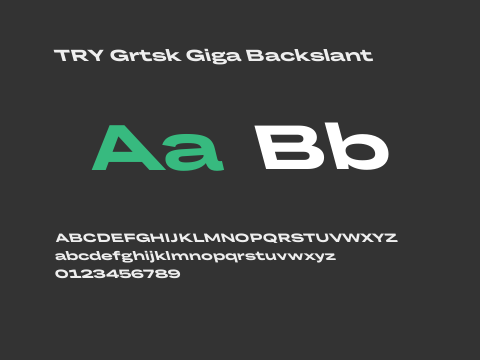 TRY Grtsk Giga Backslant