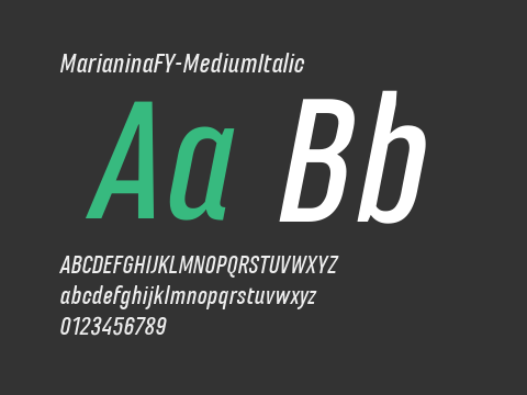 MarianinaFY-MediumItalic