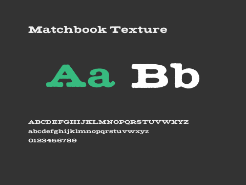 Matchbook Texture