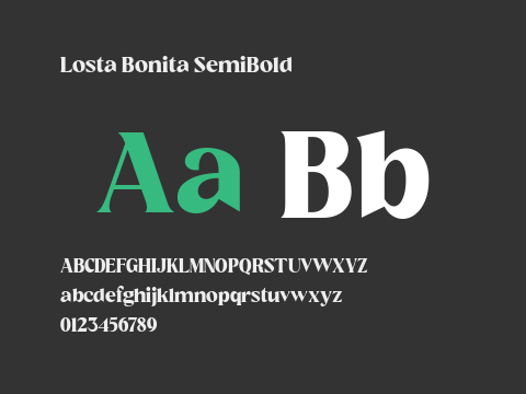 Losta Bonita SemiBold