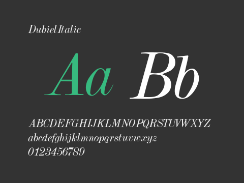 DubielItalic