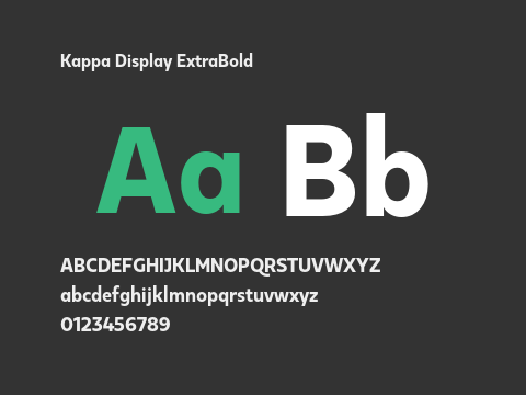 Kappa Display ExtraBold