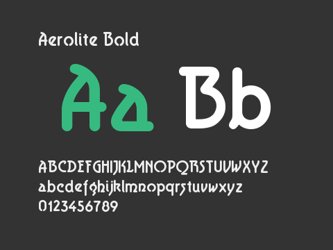 Aerolite Bold