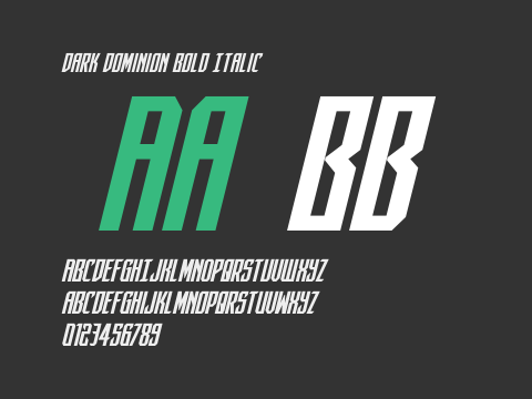 Dark Dominion Bold Italic