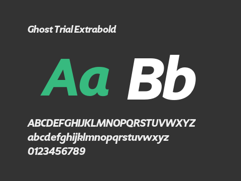 Ghost Trial Extrabold