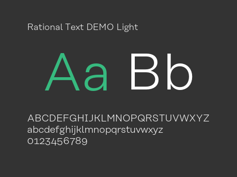 Rational Text DEMO Light