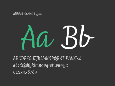 Mikkel Script Light