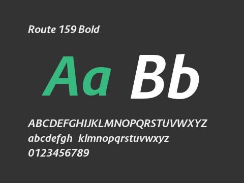 Route 159 Bold