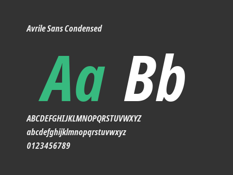 Avrile Sans Condensed