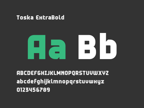 Toska ExtraBold