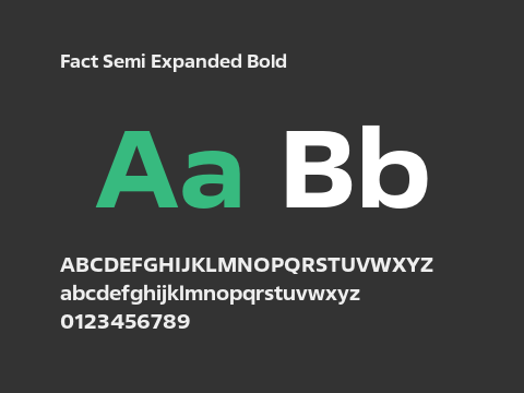 Fact Semi Expanded Bold