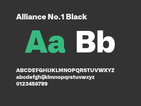 Alliance No.1 Black