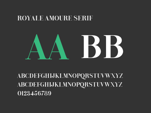 Royale Amoure Serif