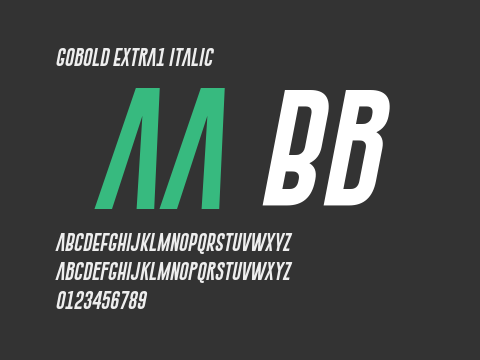 Gobold Extra1 Italic