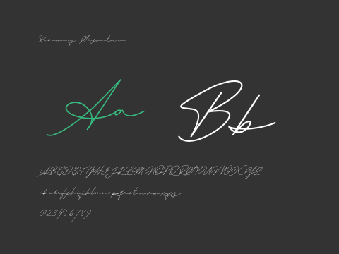 Rosemary Signature