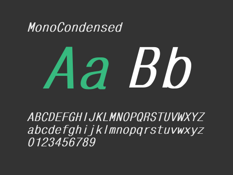 MonoCondensed