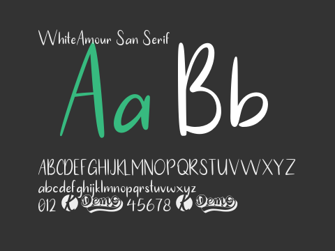 WhiteAmour San Serif