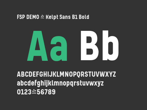 FSP DEMO - Kelpt Sans B1 Bold