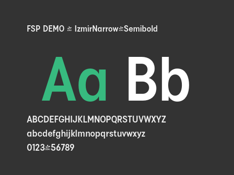 FSP DEMO - IzmirNarrow-Semibold