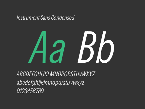 Instrument Sans Condensed