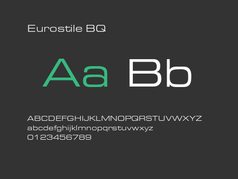 Eurostile BQ