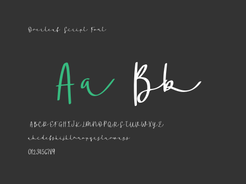 Overleaf Script Font