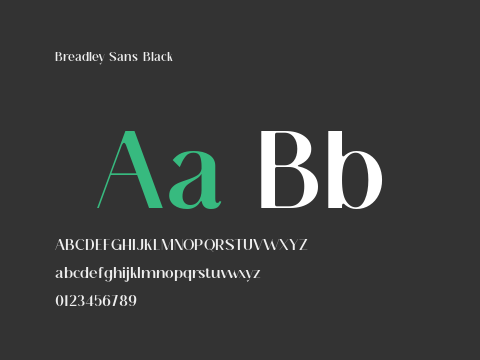 Breadley Sans Black