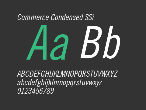 Commerce Condensed SSi